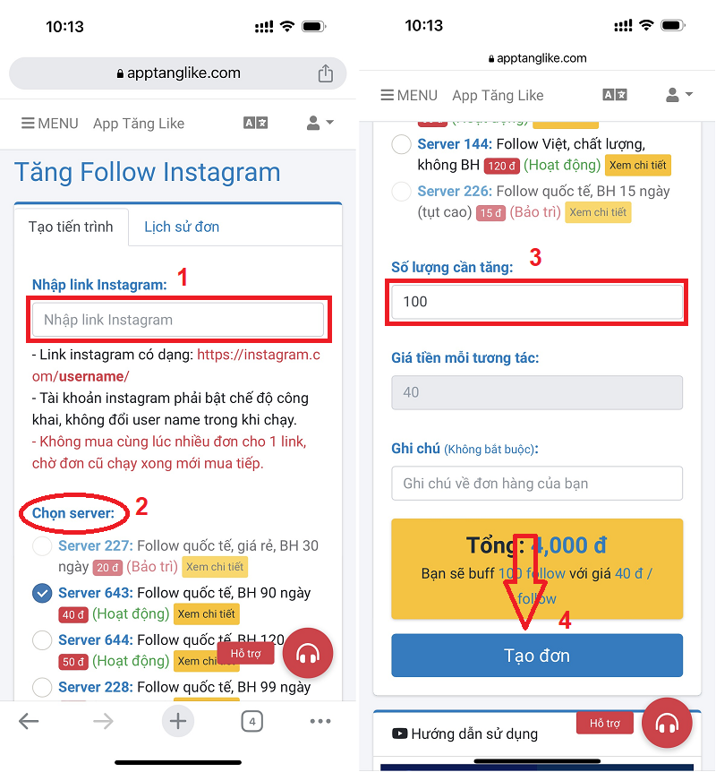 hack follow instagram bằng app