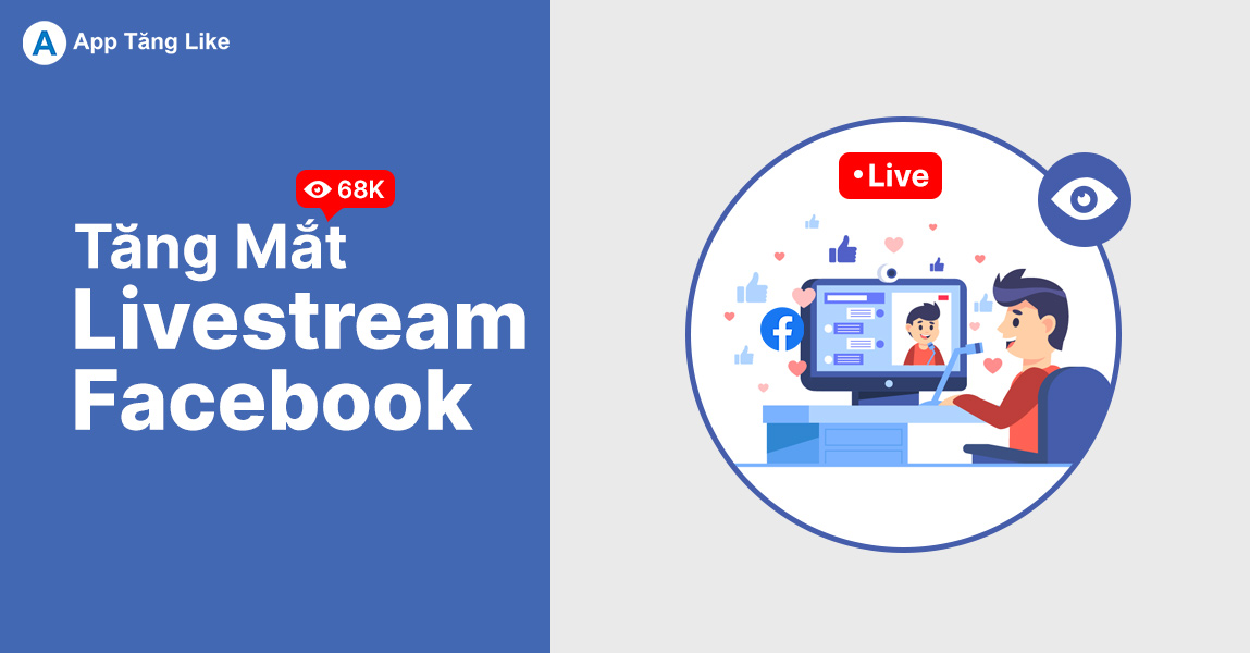 tăng mắt livestream facebook