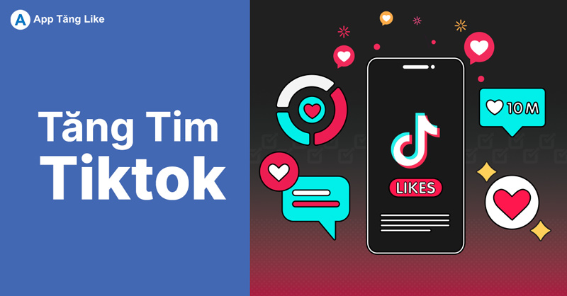 tăng tim tiktok